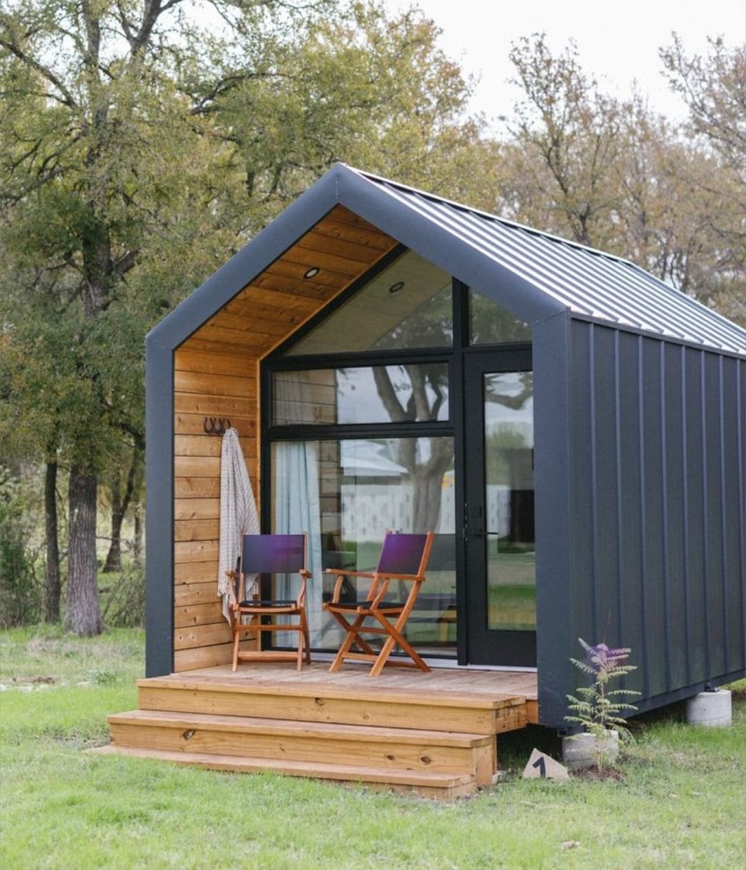 ART 01 — The Escape, compact A-frame exterior